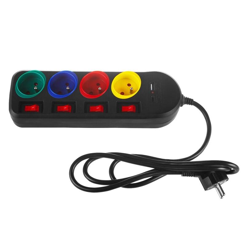 przedluzacz-15m-250vac-10a-4-gniazda-mce508-b-port-usb-c-quick-charge-20-ip20