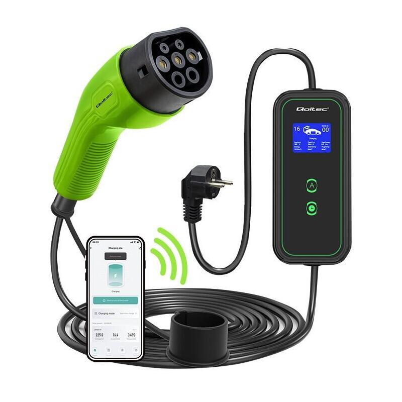 qoltec-mobilna-ladowarka-do-samochodu-elektrycznego-ev-z-regulacja-2w1-typ2-35kw-230v-wi-fi-lcd-przenosna-wallbox-5m