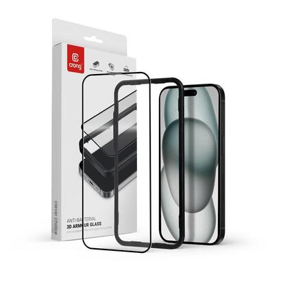 crong-anti-bacterial-3d-armour-glass-do-apple-iphone-16-iphone-15-ramka-instalacyjna