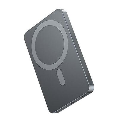 powerbank-indukcyjny-magsafe-5000mah-p112k-szary