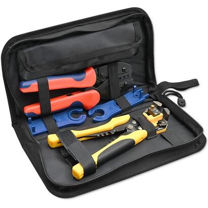 qoltec-52610-solar-tool-kit-compatible-with-mc4-connectors-crimping-tool-auto-wire-stripper
