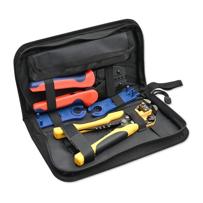 qoltec-52610-solar-tool-kit-compatible-with-mc4-connectors-crimping-tool-auto-wire-stripper