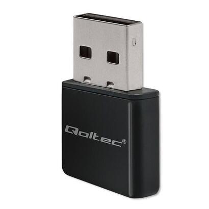 qoltec-56986-wireless-ultra-high-speed-mini-adapter-nano-wifi-standard-n-usb-20-300mbps