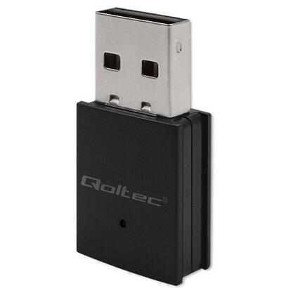qoltec-56989-wireless-ultra-high-speed-mini-adapter-wifi-standard-ac-bt-40-usb-600mbps