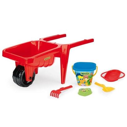 wader-gigant-wheelbarrow-rojo-witha-set-of-sand