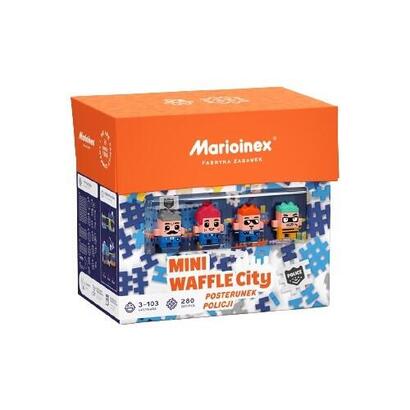 marioinex-bloques-mini-waffle-city-comisaria-de-policia-280-piezas