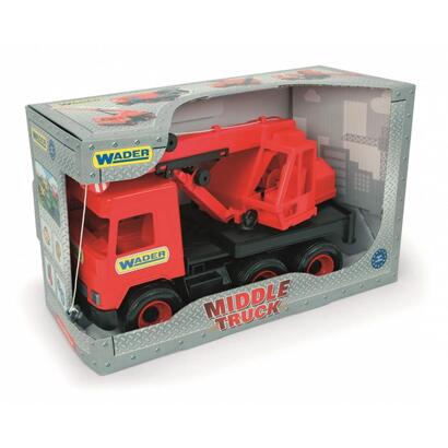 wader-middle-truck-crane-rojo-in-box-38-cm