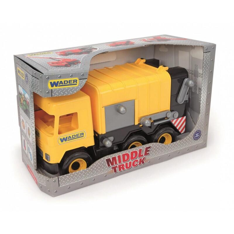 wader-middle-truck-garba-ge-truck-yellow-42-cm