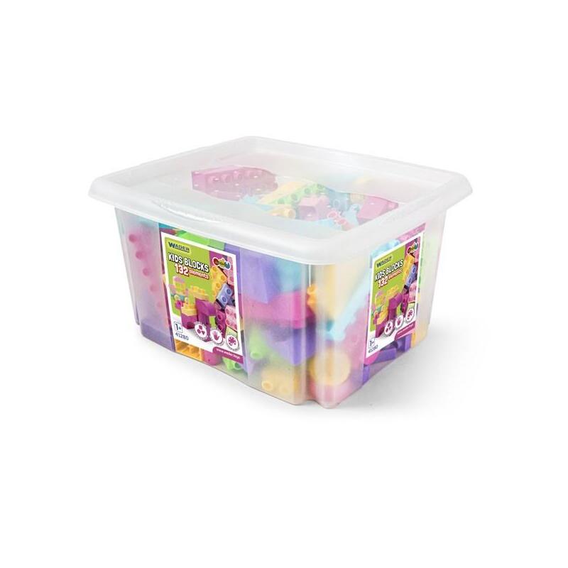 wader-blocks-132-pcs-in-a-container-for-girls