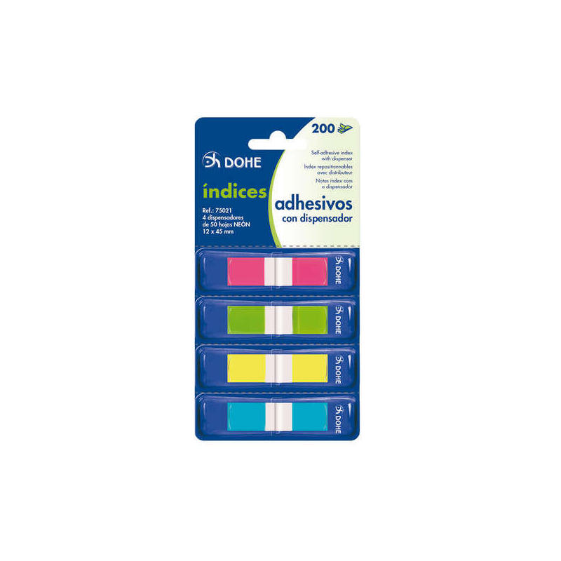 dohe-pack-de-4-mini-indices-adhesivos-reposicionables-de-50uds-cada-uno-medidas-12x45mm-dispensador-con-4-colores-