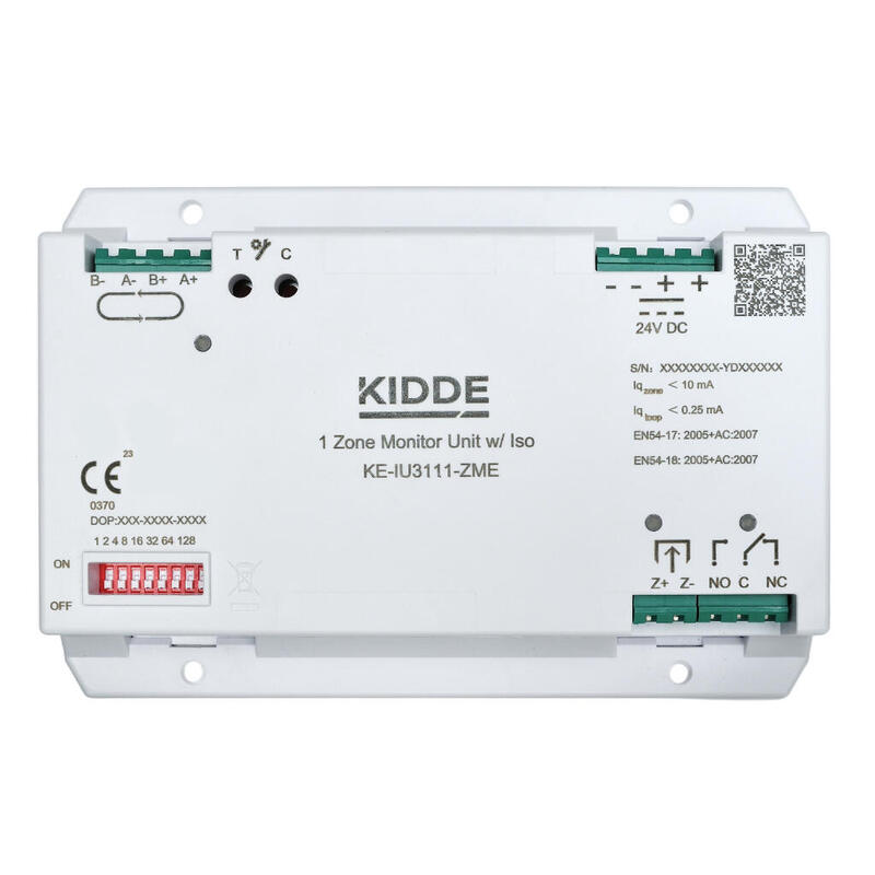 kidde-commercial-ke-iu3111-zme-unidad-inteligente-analogica-monitor-de-zona-con-aislador-alimentacion-ext