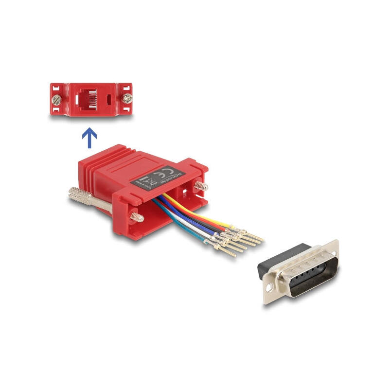 delock-67084-d-sub-macho-de-15-pines-a-rj12-hembra-kit-de-montaje-rojo delock-67084-d-sub-macho-de-15-pines-a-rj12-hembra-kit-de-montaje-rojo