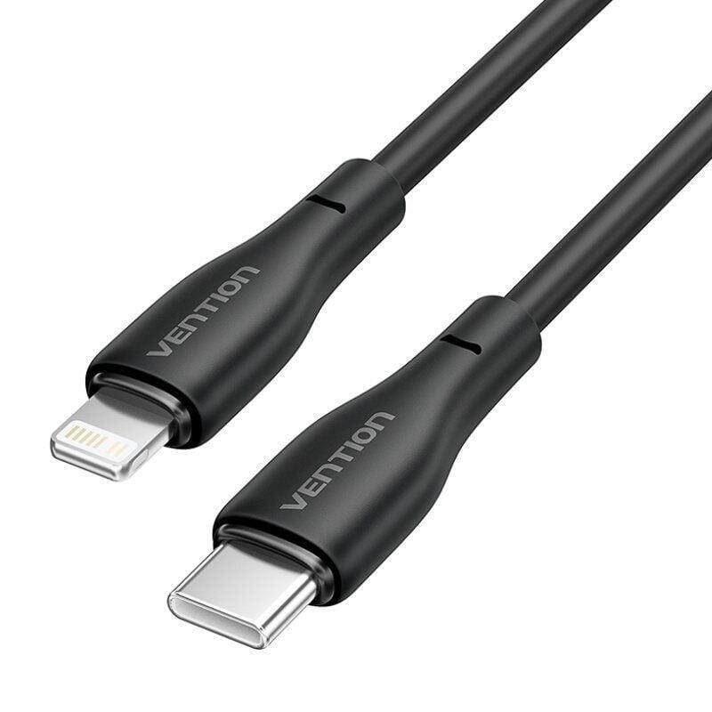 cable-usb-tipo-c-lightning-vention-h28bf-usb-tipo-c-macho-lightning-macho-27w-480mbps-1m-negro