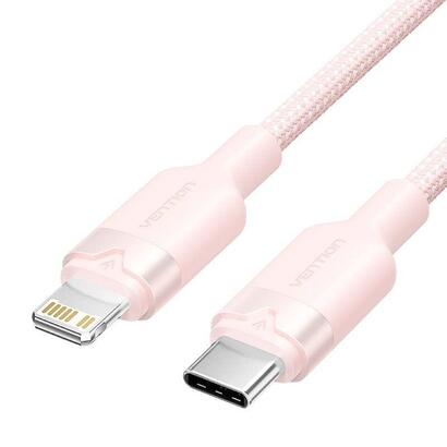 cable-usb-tipo-c-lightning-vention-lalph-usb-tipo-c-macho-lightning-macho-27w-480mbps-2m-rosa