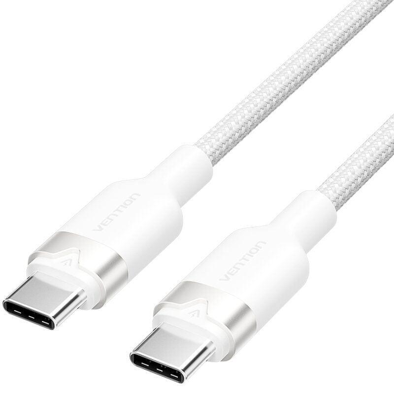 cable-usb-20-tipo-c-3a-vention-trdwh-usb-tipo-c-macho-usb-tipo-c-macho-hasta-60w-480mbps-2m-blanco