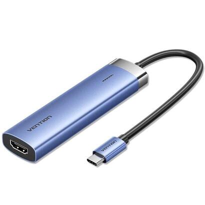 docking-usb-tipo-c-vention-tgesb-3xusb-1xhdmi-1xusb-tipo-c-pd