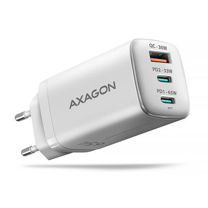 cargador-axagon-acu-dpq65w-1x-usb-a-2x-usb-c-pd-30-qc4-pps-65w-blanco