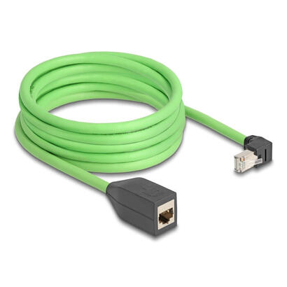 delock-80888-cable-de-extension-de-red-rj45-cat6a-macho-acodado-hacia-abajo-a-hembra-sfutp-adecuado-para-cadenas-de-arrastre-pur