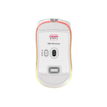 cherry-xtrfy-m50-raton-ergonomico-optico-5-botones-inalambrico-cableado-24-ghz-bluetooth-52-receptor-inalambrico-usb-blanco