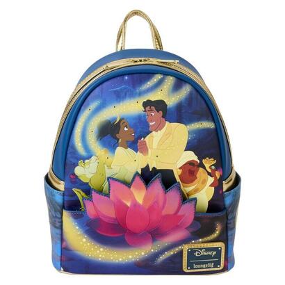 mochila-15th-anniversary-tiana-y-el-sapo-disney-loungefly-26cm