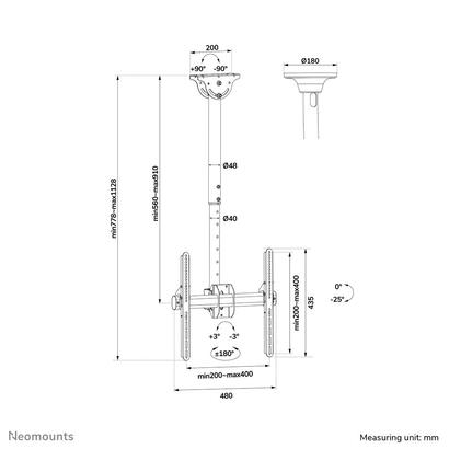 newstar-soporte-de-techo-para-tv