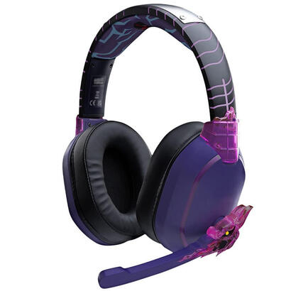 auriculares-lexip-sasuke-revenge-inalambrico-y-alambrico-juego-bluetooth-negro-purpura