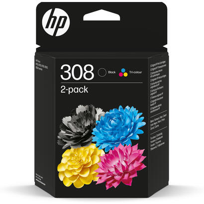 tinta-hp-multipack-negro-varios-colores-6l6s6ue-308-280-copias-paquete-de-2-cartuchos-de-tinta-hp-308-negratricolor