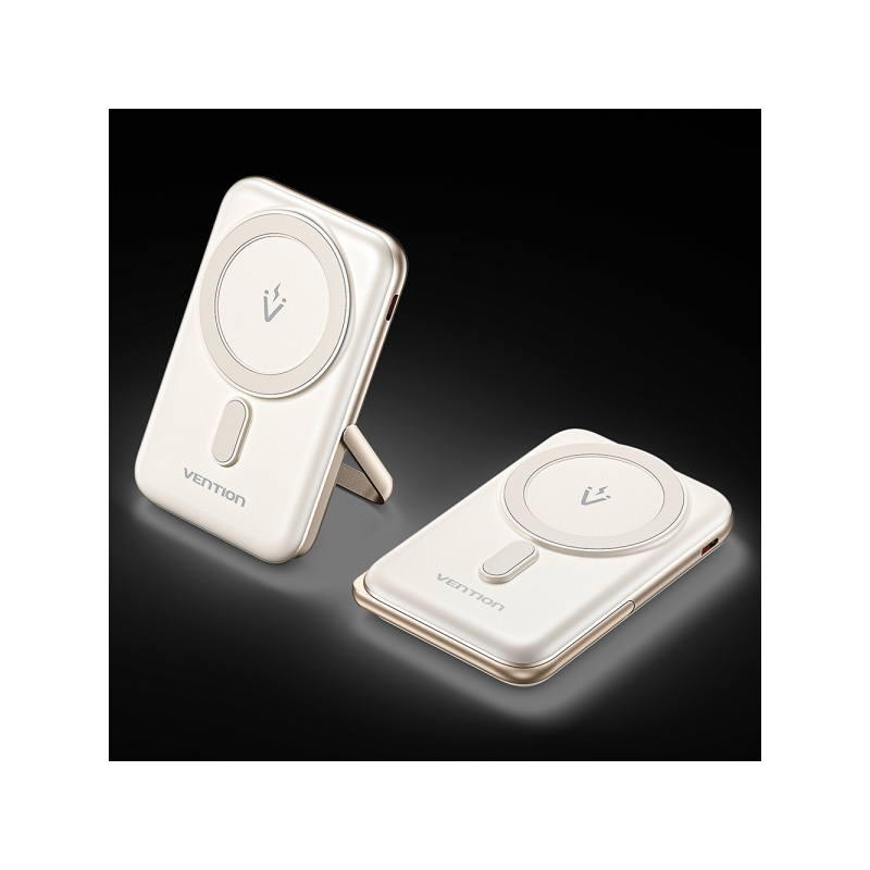 vention-powerbank-inalambrico-magnetico-10000mah-usb-tipo-c-carga-rapida-20w-entrada-wireless-15w-material