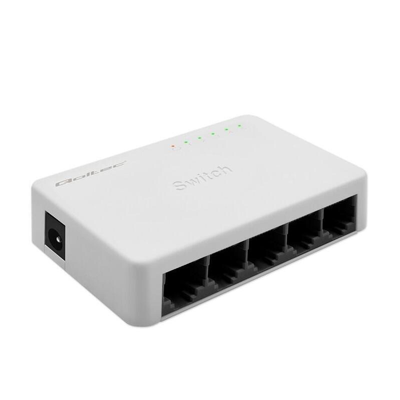 qoltec-52245-network-switch-5-x-rj45-port-100mbps-fast-ethernet-lan