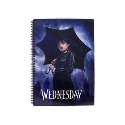 libreta-efecto-3d-30x21cm-lluvia-wednesday