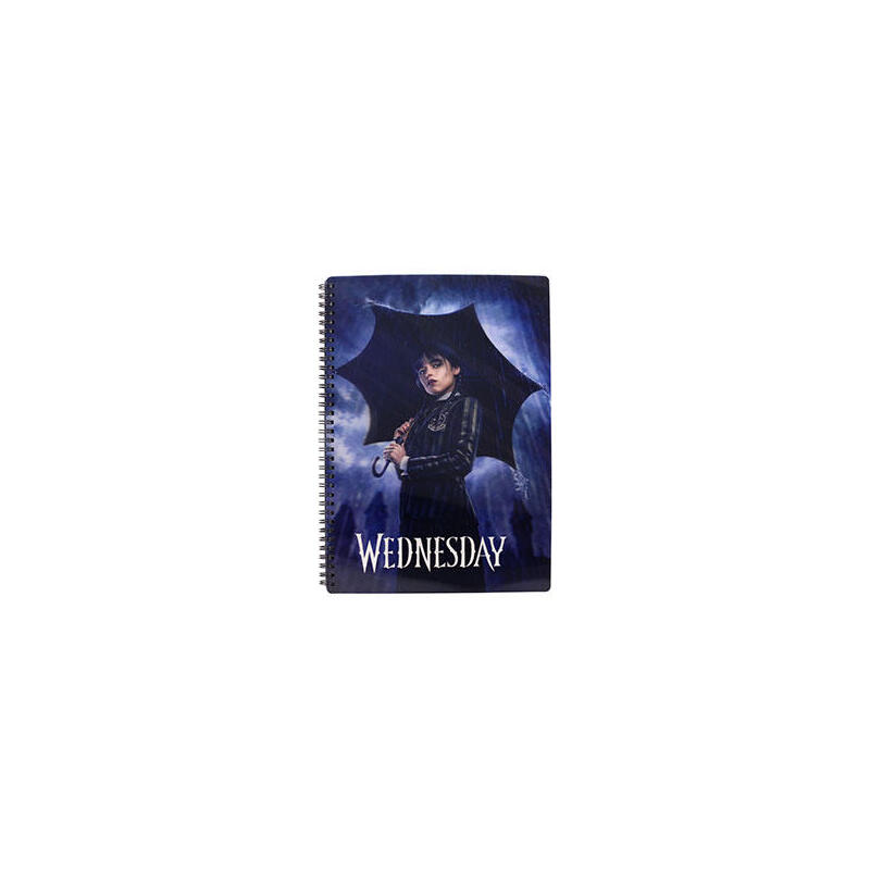 libreta-efecto-3d-30x21cm-lluvia-wednesday