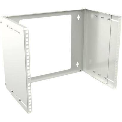 19-10u-adjustable-depth-open-frame-rack-wall-mount-white