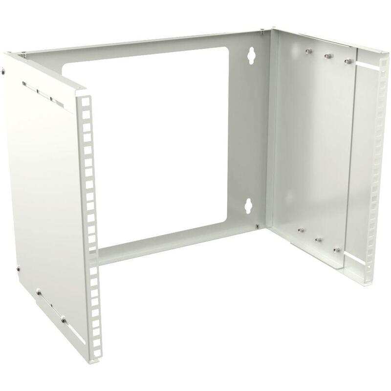 19-10u-adjustable-depth-open-frame-rack-wall-mount-white