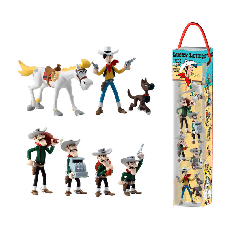 tubo-de-lucky-luke-7-figuras