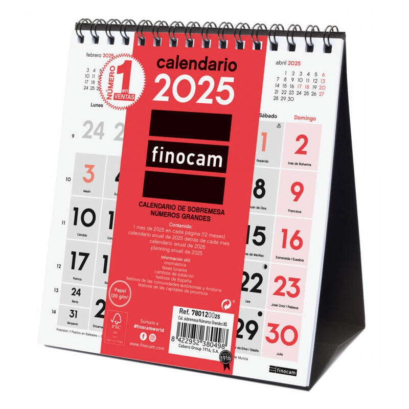 finocam-calendario-de-sobremesa-numeros-grandes-xs-140x150mm-neutro-2025