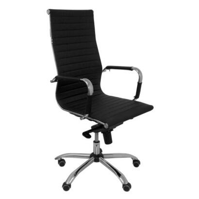 sillon-madrono-similpiel-negro