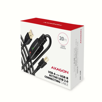 axagon-adr-215b-aktives-usb-20-verbindungscable-usb-a-auf-usb-b-20m