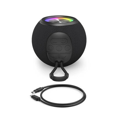 altavoz-hama-ball-shape-mono-negro