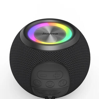 altavoz-hama-ball-shape-mono-negro