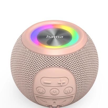 altavoz-hama-ball-shape-mono-rosa