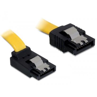 delock-cable-sata-6-gbs-macho-gerade-sata-macho-oben-angular-70-cm-amarillo