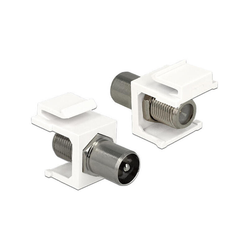 keystone-modul-iec-stecker-f-buchse-weiss