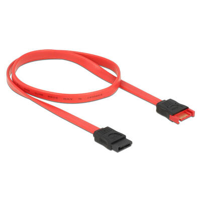 delock-cable-sata-6-gbs-verlangerung-50-cm-rojo