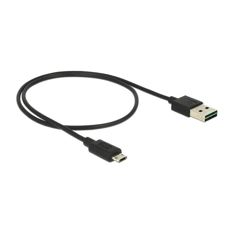 delock-cable-easy-usb-20-typ-a-stecker-easy-usb-20-typ-micro-b-stecker-schwarz-50-cm