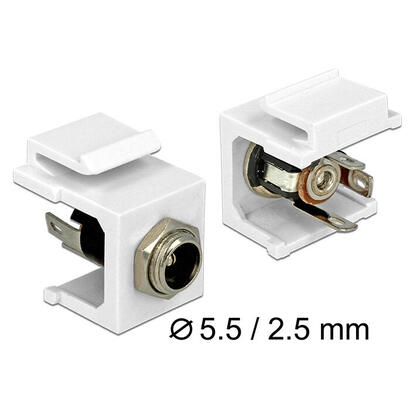 delock-keystone-modul-dc-55-x-25-mm-buchse-weiss