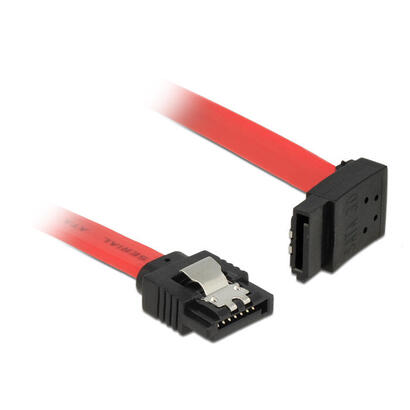 delock-cable-sata-6-gbs-gerade-sata-oben-20-cm-rojo