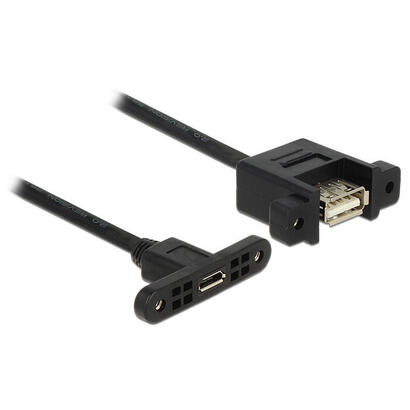 delock-cable-usb-20-micro-b-buchse-zum-einbau-usb-20-a-buchse-zum-einbau-1-m