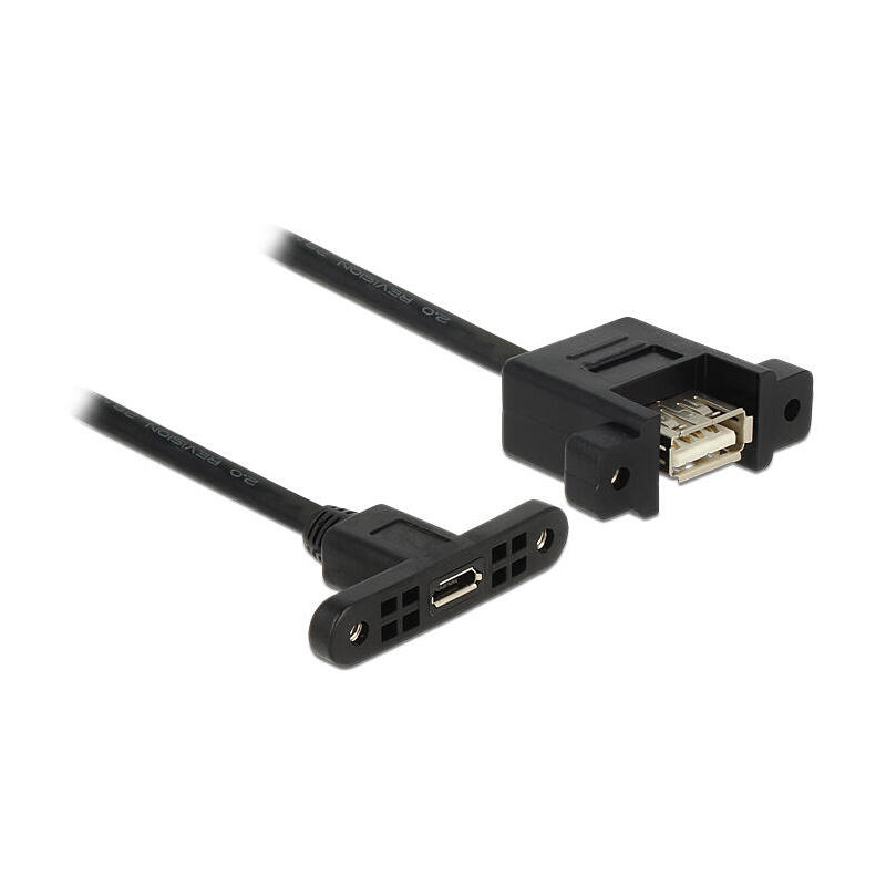 delock-cable-usb-20-micro-b-buchse-zum-einbau-usb-20-a-buchse-zum-einbau-1-m