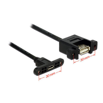 delock-cable-usb-20-micro-b-buchse-zum-einbau-usb-20-a-buchse-zum-einbau-1-m