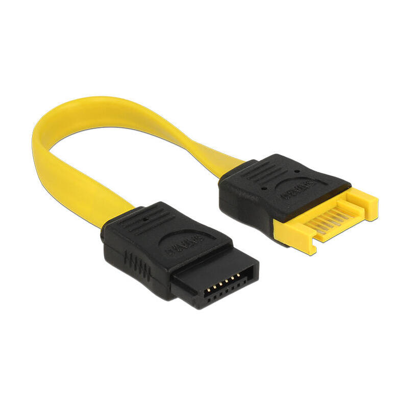 delock-cable-sata-6-gbs-macho-sata-10-cm-amarillo-hembra